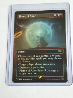 Flame of Anor (Foil Borderless) - The Lord of the Rings (LTR) - MTG Rare #406 - Image 8