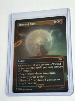 Flame of Anor (Foil Borderless) - The Lord of the Rings (LTR) - MTG Rare #406 - Image 9