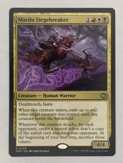 Mardu Siegebreaker - NM Crimped Miscut - Tarkir: Dragonstorm - MTG - Image 1