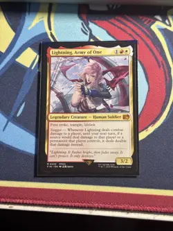 Lightning, Army of One- Final Fantasy  Regular MTG-NM - Image 1