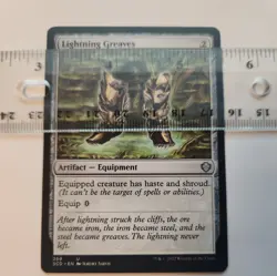 MTG "Lightning Greaves"  Artifact  -Equipment # 269 U SCD EN 2022  - Image 2