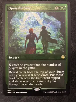 MTG - Open the Way (Foil Etched) March of the Machine: The Aftermath Foil - Image 1