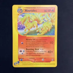 Pokemon Tcg Ninetales Regular Rare 25/147 Aquapolis  - Image 1