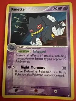 Pokemon TCG - Banette - 1/100 - Holo Rare - Ex Crystal Guardians - NM - Image 1