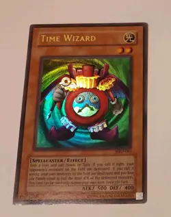 YuGiOh MRD 065 Time Wizard Metal Raiders FOIL 2002 - Image 1