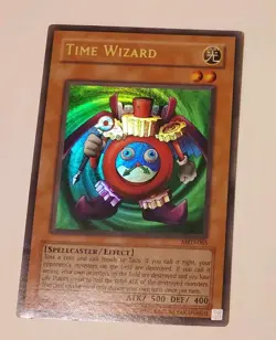 YuGiOh MRD 065 Time Wizard Metal Raiders FOIL 2002 - Image 9
