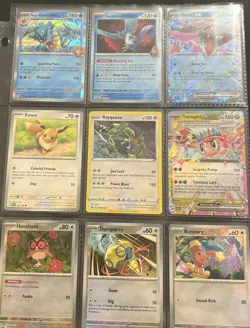 Pokémon Card Lot Binder Collection Of Mixed Cards Modern And Vintage - Image 7