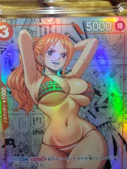 NAMI One Piece Waifu Goddess CUSTOM CARD NM - Image 2