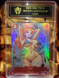 NAMI One Piece Waifu Goddess CUSTOM CARD NM - Image 5