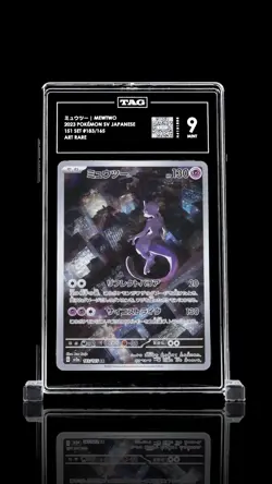 TAG 9 Gem Mint Mewtwo 183/165 AR Art Rare 151 sv2a Japanese Pokemon Card - Image 3