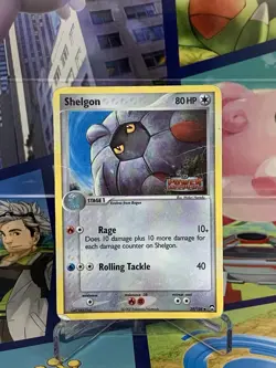 Shelgon 39/108 NM Holo POWER KEEPERS Stamped Pokémon Card 2007 Heavily Played HP - Image 1