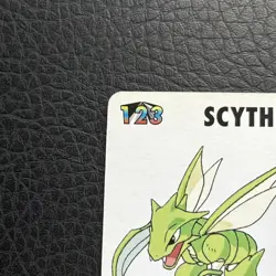 KFC Vintage 1998 Nintendo #123 Pokemon Scyther Mini Card #1 - Image 16