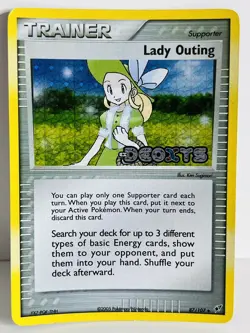 Pokemon TCG Cards Lady Outing 87/107 Deoxys Reverse Holo - Image 2