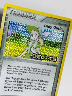 Pokemon TCG Cards Lady Outing 87/107 Deoxys Reverse Holo - Image 4