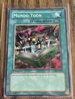 Yu-Gi-Oh! Toon World 1st Edition SPANISH Magic Card BIP-S024 NM - Image 3