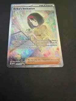 Pokemon TCG Erika's Invitation 203/165 Special Illustration Rare 151 NM Card - Image 3