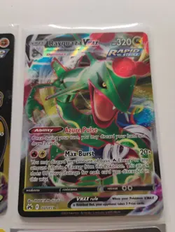 Pokemon Gold Secret Rare/Surging Sparks/Rayquaza VMAX Ultra Rare Holo Cards - Image 3