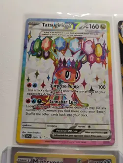 Pokemon Gold Secret Rare/Surging Sparks/Rayquaza VMAX Ultra Rare Holo Cards - Image 5