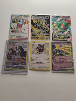 Pokemon Gold Secret Rare/Surging Sparks/Rayquaza VMAX Ultra Rare Holo Cards - Image 8