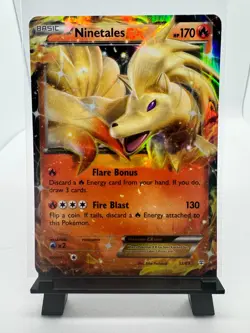 Ninetales EX 13/83 – Holo Ultra Rare – Generations Pokémon TCG Card – NM - Image 3