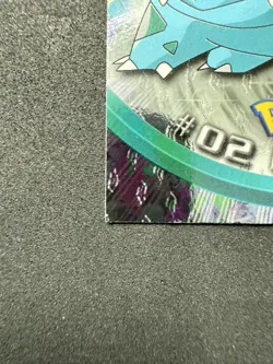 1999 Topps TV Series #02 Ivysaur Flames Card Pokemon TCG Foil Black Label - Image 2