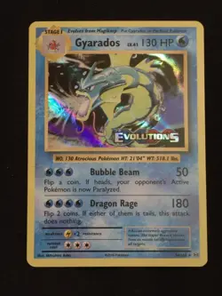 Pokemon  2016 Gyarados - 34/108 - XY Evolutions Prerelease Promo NM Card - Image 1