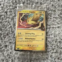 Pokemon Team Rocket’s Zapdos GameStop Stamped Destined Rival Promo Card SEALED - Image 1