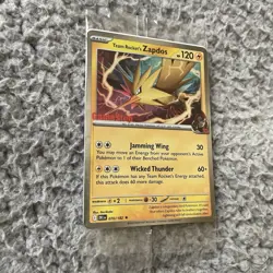 Pokemon Team Rocket’s Zapdos GameStop Stamped Destined Rival Promo Card SEALED - Image 2