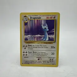 Dragonair Pokemon Card 18/102 Base Set Unlimited Rare Non Holo Vintage - Image 1