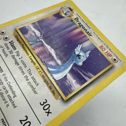 Dragonair Pokemon Card 18/102 Base Set Unlimited Rare Non Holo Vintage - Image 10