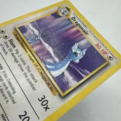 Dragonair Pokemon Card 18/102 Base Set Unlimited Rare Non Holo Vintage - Image 4