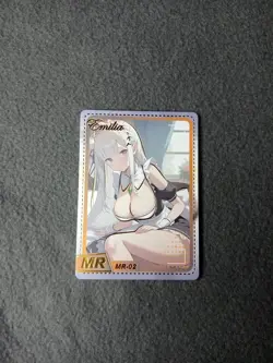 WAIFU Card Genki Parade MR Rare  card. Sexy Anime Goddess Story Emilia MR-02 - Image 3