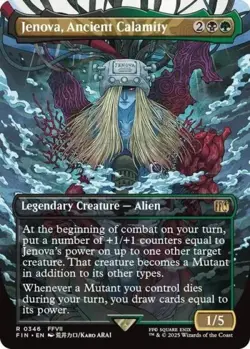 MTG English Jenova, Ancient Calamity (Borderless) NM Foil - Image 1