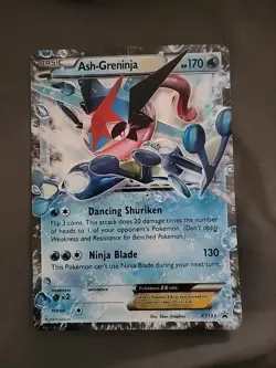 Pokémon Jumbo Cards Ash-Greninja EX XY133 Holo NM - Image 1