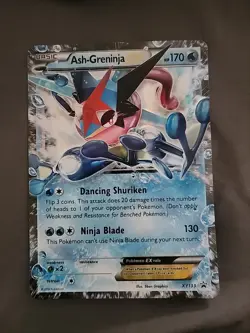 Pokémon Jumbo Cards Ash-Greninja EX XY133 Holo NM - Image 3