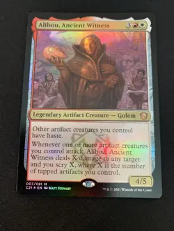 Alibou, Ancient Witness Commander 2021 Foil - Image 1
