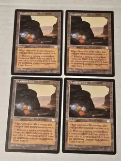 Gemstone Mine x4 - MTG - Weatherlight - Playset - Multi-colored Mana Source***** - Image 1