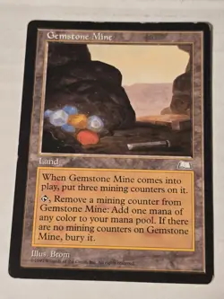 Gemstone Mine x4 - MTG - Weatherlight - Playset - Multi-colored Mana Source***** - Image 2