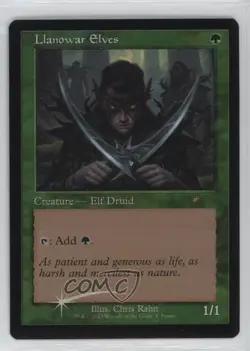 Llanowar Elves (Dominaria United Media Promo) Magic: Inserts & Miscellaneous - Image 1