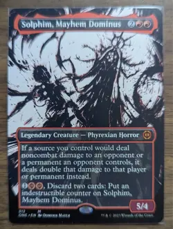 MTG Solphim, Mayhem Dominus Showcase Non-Foil from Phyrexia: All Will Be One NM - Image 1