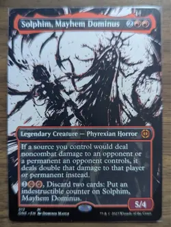 MTG Solphim, Mayhem Dominus Showcase Non-Foil from Phyrexia: All Will Be One NM - Image 3