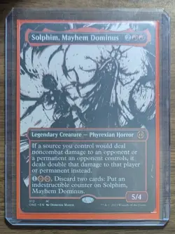 MTG Solphim, Mayhem Dominus Showcase Non-Foil from Phyrexia: All Will Be One NM - Image 4