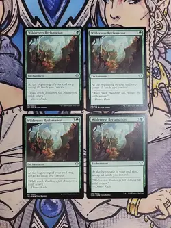 4x Wilderness Reclamation - NM/M Commander 2020 C20 MTG Magic - Image 1