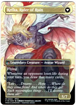 KEFKA, COURT MAGE 322 MAGIC: THE GATHERING, FINAL FANTASY VI (FF6) SHOWCASE FOIL - Image 2
