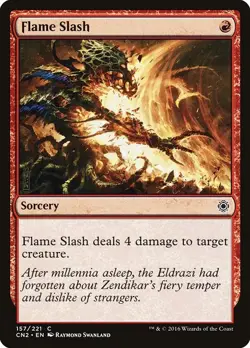 Flame Slash - Foil Conspiracy: Take the Crown LP MTG - Image 1