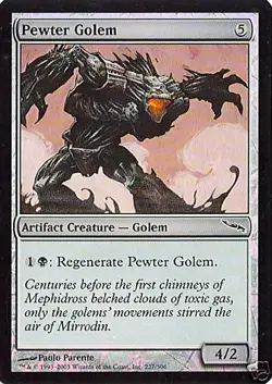 Pewter Golem Mirrodin Foil - Image 2