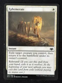 1x MTG Ephemerate - Modern Horizons (MH1) #7 - Magic the Gathering - Image 3