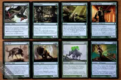 Set of 8 Green Infect Creatures *NM* Phyrexia Magic MTG Poison Counters Toxic - Image 3