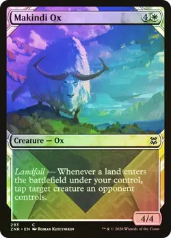 Makindi Ox (Showcase) Zendikar Rising Foil - Image 2