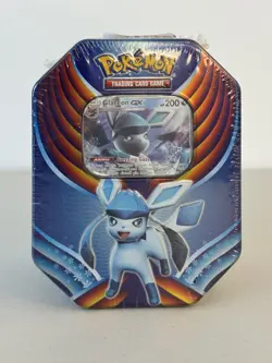 Pokemon Glaceon GX Tin Evolution Celebration Trading Card Game Brand New Sealed - Image 1